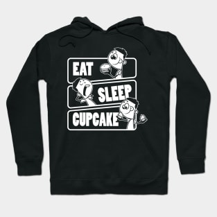 Eat Sleep Cupcake Repeat - Cupcakes lover design Hoodie